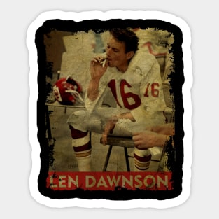 TEXTURE ART- Len Dawnson - RETRO STYLE 2 Sticker